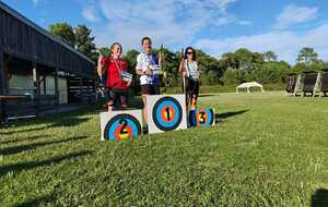 Gwen, championne de France de Run Archery pour la deuxième année consécutive !