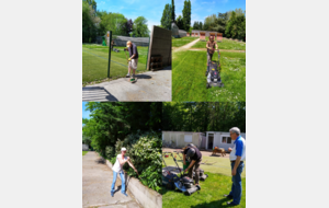 Entretien du pas de tir extérieur